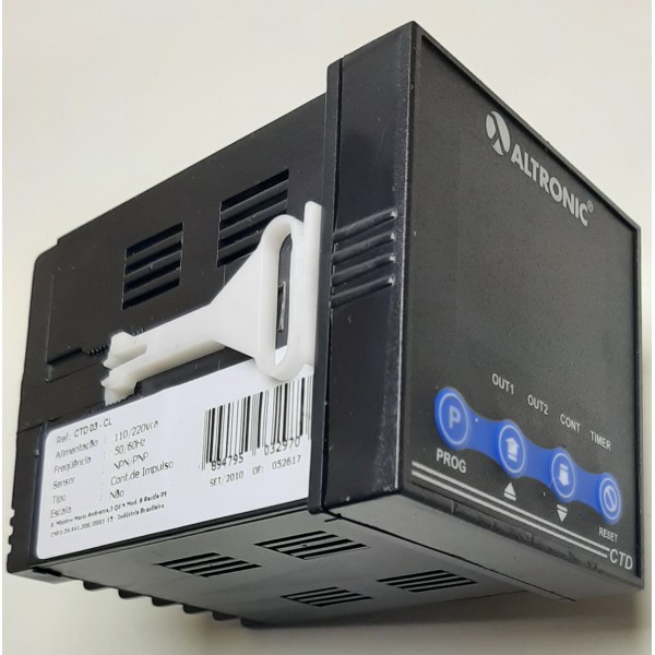 CONTADOR DE IMPULSOS DIGITAL Y TOTALIZADOR CTD-03 ALTRONIC