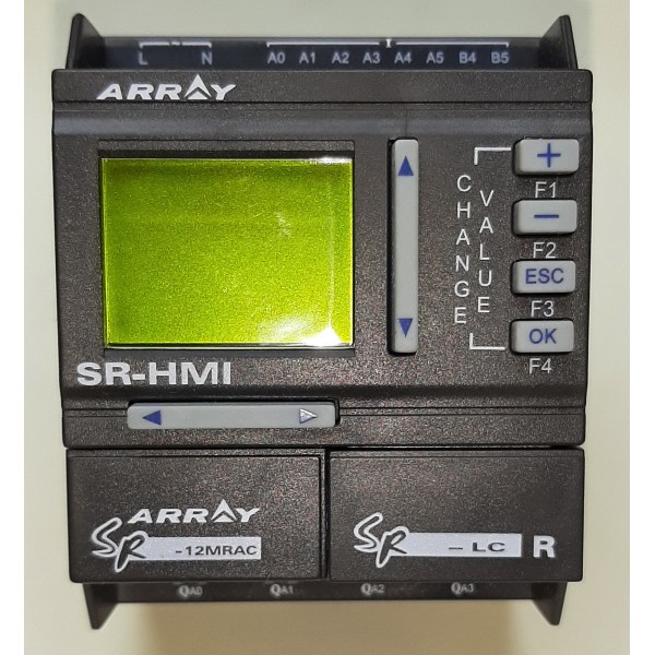 PLC ARRAY SR12MRAC CON 8 ENTRADAS Y 4 SA...