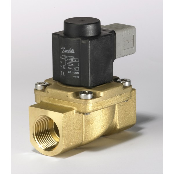 VALVULA SOLENOIDE 1" VAPOR 185°C D...