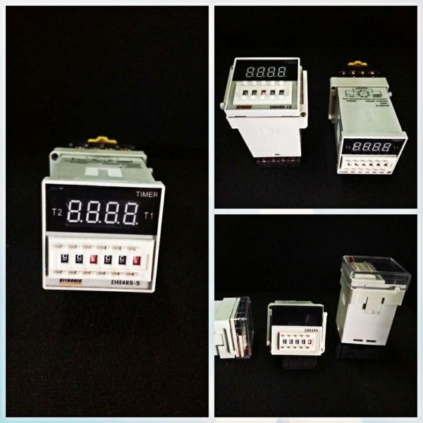 TEMPORIZADOR DIGITAL CICLICO DH48S-S MULTIRRANGO SITRONIC