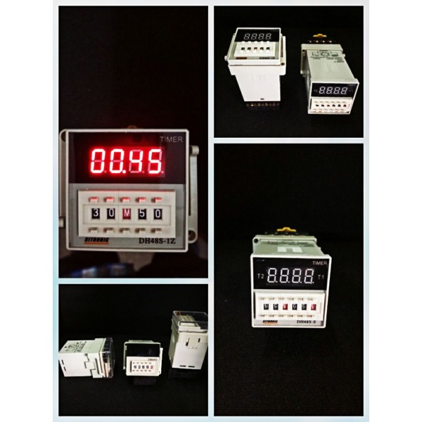 TEMPORIZADOR DIGITAL MULTIRRANGO DH48S-1Z SITRONIC